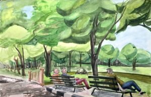 Chatting in the Park